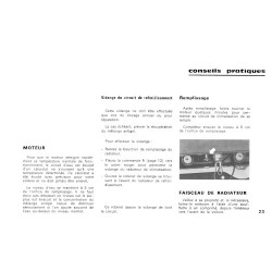 Peugeot 204 cabriolet et coupé, notice d’entretien (eBook)