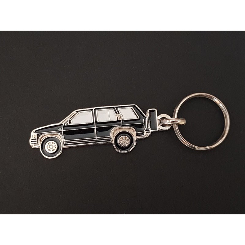 Porte-clés profil Nissan Terrano, Pathfinder YD21 WD21 (noir)