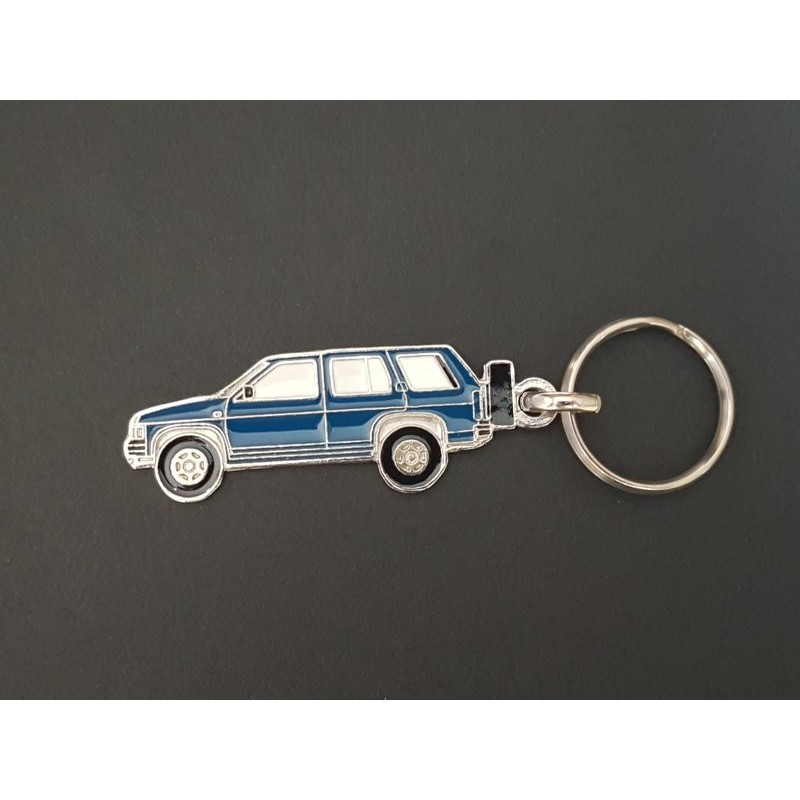 Porte-clés profil Nissan Terrano, Pathfinder YD21 WD21 (bleu)