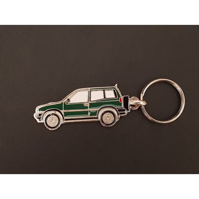 Porte-clés profil Nissan Terrano II 2, Ford Maverick, Mistral (vert)