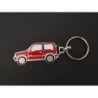 Porte-clés profil Suzuki Vitara JX JLX Sidekick, Santana 300 S300 Escudo (rouge)