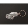 Porte-clés profil Toyota Land Cruiser Prado J120 KDJ 120 FJ120 (gris)
