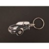 Porte-clés profil Toyota Land Cruiser Prado J120 KDJ 120 FJ120 (gris foncé)