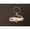 Porte-clés profil Skoda 120 L LS GLS, 742 (blanc)