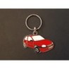 Porte-clés profil Opel Corsa B, Vauxhall, Gsi, Holden Barina SB (rouge)
