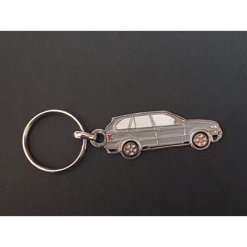 Porte-clés profil BMW X5 E53 (gris)