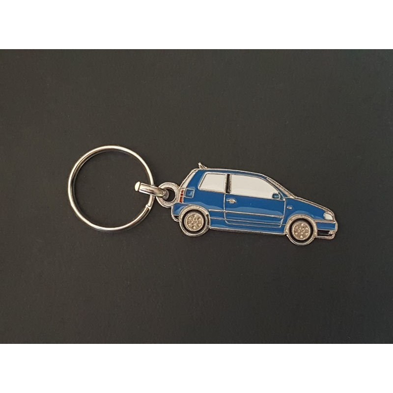 Porte-clés profil Seat Arosa (bleu)
