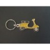 Porte-clés profil Vespa 125 150, Sprint VBB GL VLB (jaune)