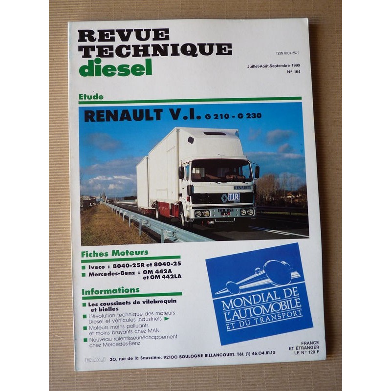 RTD Renault G210 et G230. MIDS 06.20.30