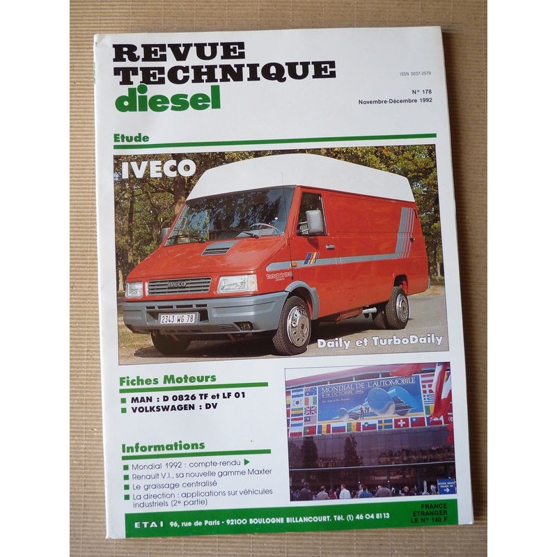 RTD Iveco Daily et TurboDaily depuis 1989. 8140. DAF 400 BN52