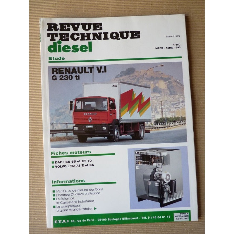 RTD Renault G230ti Manager 13 à 19t. MIDR 06.02.26D