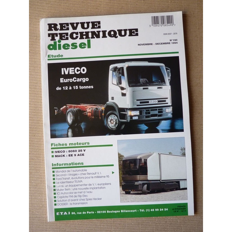 RTD Iveco EuroCargo 120 130 150 260 320. Iveco 8060, 8360