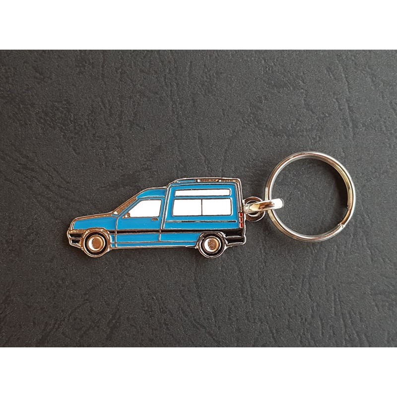 Porte-clés profil Renault Express, Extra Rapid van (bleu)