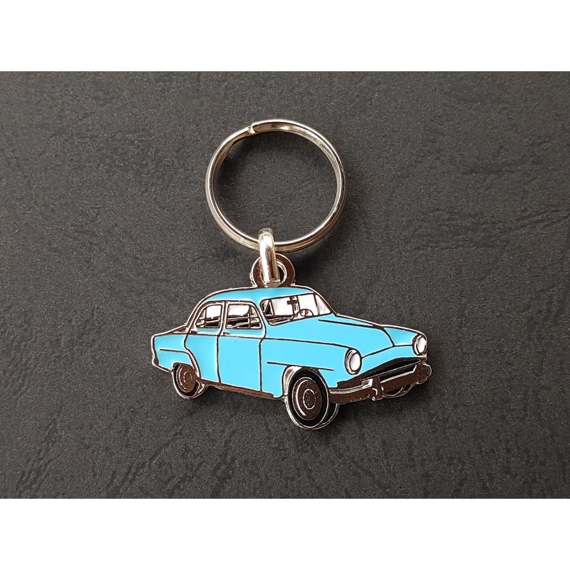 Porte-clés profil Simca Aronde 9, 1300 (bleu)
