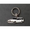Porte-clés profil Volvo 740, 760 estate, GL GLE Turbo GLT SE Polar (blanc)