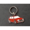 Porte-clés profil Volkswagen Golf 3 III, GTi TDi VR6, mk3 (rojo)