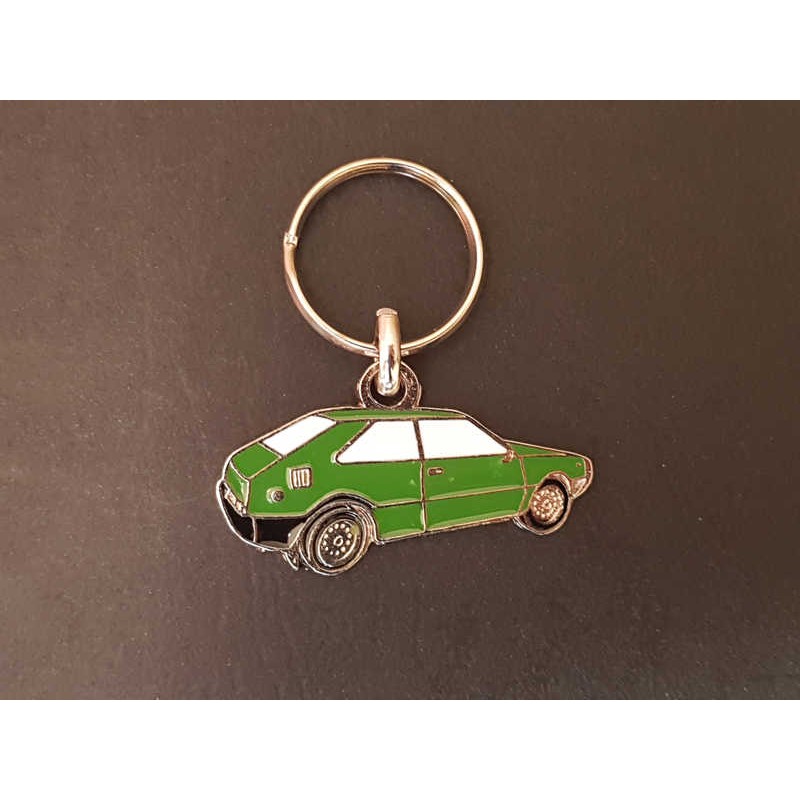 Porte-clés profil Seat 1200 Sport, 1430 Sport Coupé (vert)