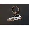 Porte-clés profil Peugeot 205, GTi XT XS XR (blanc)