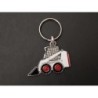 Porte-clés mini chargeuse Bobcat 443 453 463 533 553 743 751 753 S70 S100 S130 S450 (blanc)