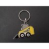 Porte-clés mini chargeuse Case Caterpillar Bobcat Volvo Gehl Komatsu Toyota CAT (jaune)