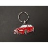 Porte-clés profil Seat Leon, 1M 16v 20v, 20vT R, 2.8 VR6 24v Cupra 4 (rouge)