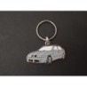 Porte-clés profil Seat Leon, 1M 16v 20v 20vT R, 2.8 VR6 24v Cupra 4 (gris)