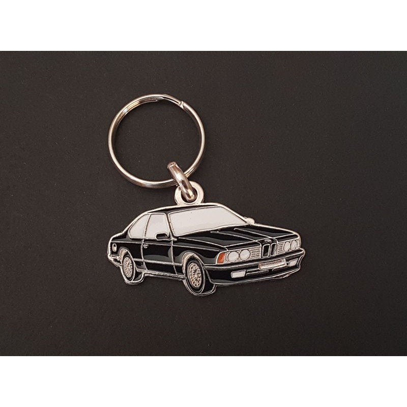 Porte-clés profil BMW E24, 628CSi 630CS 633CSi 635CSi 628 630 633 635 (noir)