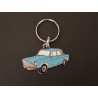 Porte-clés profil Simca Aronde P60, Étoile Élysée Montlhéry Deluxe Rush (bleu)