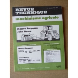 RTMA Massey Ferguson MF 265, 275, 285, 290, 575, 590. John Deere 332, 336, 342, 346, 456, 466