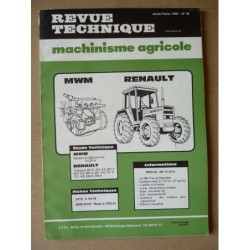RTMA Renault 551S, 651S, 681S, 751S, 556S, 656S et 4RM. MWM D226, D227