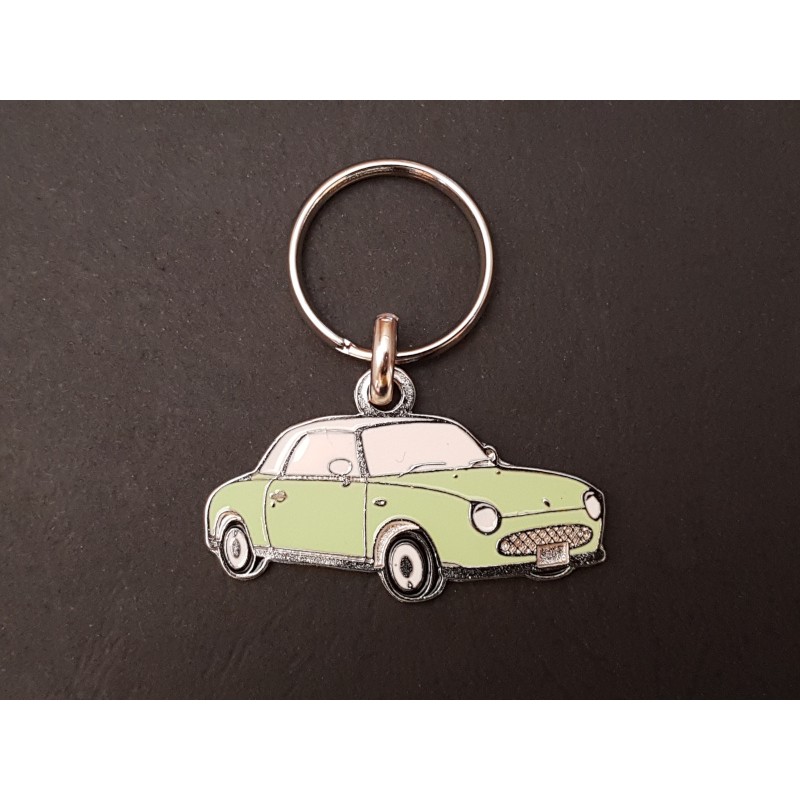 Porte-clés profil Nissan Figaro (Emerald Green)