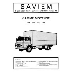 Saviem SM5 SM6 SM7 SM8,...