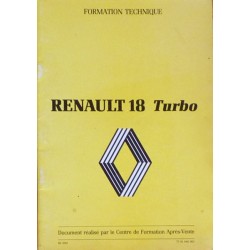 Renault 18 Turbo, caractéristiques et réglages