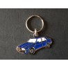 Porte-clés profil Alfa Romeo 75, Milano Quadrifoglio V6 America QV (bleu)