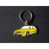Porte-clés profil Seat Leon, 1M 16v 20v, 20vT R, 2.8 VR6 24v Cupra 4 (jaune)
