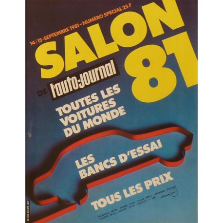 L'Auto Journal, salon 1981