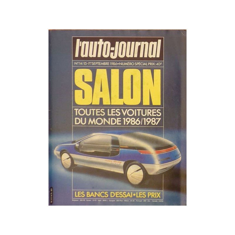 L'Auto Journal, salon 1986