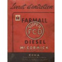 McCormick IH Farmall Super FC-D, notice d\'entretien (eBook)