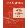 McCormick IH moteur FD-136, notice d'entretien