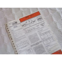 Fiche technique BMW 323i, E30