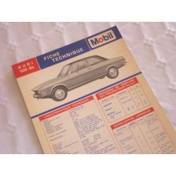 Mobil Fiche technique Audi 100 GL, C1