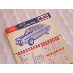 Mobil Fiche technique Opel Kadett B 1100 SR