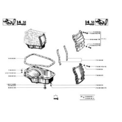 Renault 16 R1151 et R1154 de 1968-73, catalogue de pièces