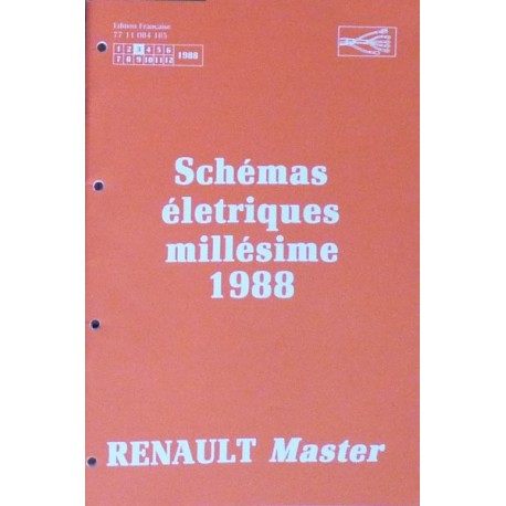 Renault Master, schémas électriques 1988