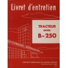 McCormick IH B-250 Diesel, notice d'entretien