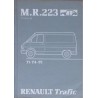 Renault Trafic T1, T4 et T5, manuel de réparation