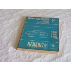 Renault Dauphine, Ondine, Gordini et 1093, manuel de réparation original