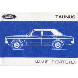 Ford Taunus TC, notice d'entretien