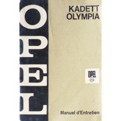 Opel Kadett B et Olympia A, notice d'entretien