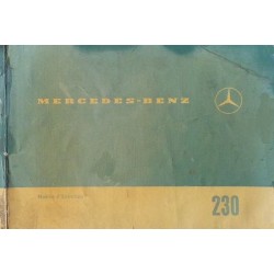 Mercedes Benz 230, notice d'entretien